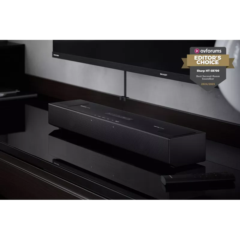 Sharp HT-SB700 soundbar kõlar Must 2.0.2 kanalit 140 W