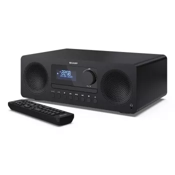 Koduhelimikrosüsteem Sharp XL-B720D 30 W, kaheteeline kõlar, DAB/DAB+/FM, optiline plaadimängija, must