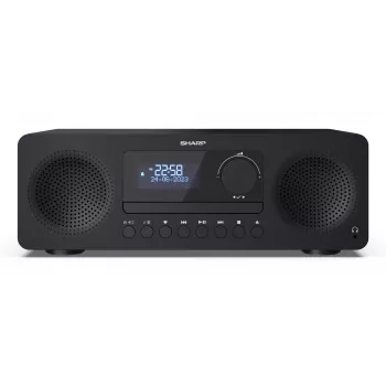 Koduhelimikrosüsteem Sharp XL-B720D 30 W, kaheteeline kõlar, DAB/DAB+/FM, optiline plaadimängija, must