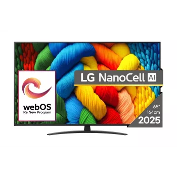 LG NanoCell AI 65NANO81A3A teler 165,1 cm (65 tolli) 4K Ultra HD Smart TV Wi-Fi must