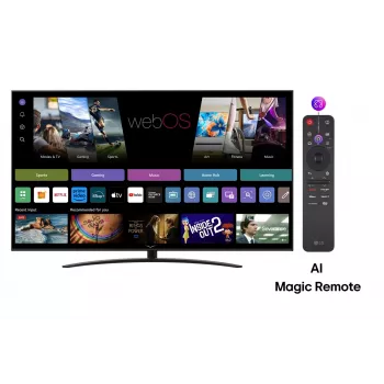 LG NanoCell AI 65NANO81A3A teler 165,1 cm (65 tolli) 4K Ultra HD Smart TV Wi-Fi must
