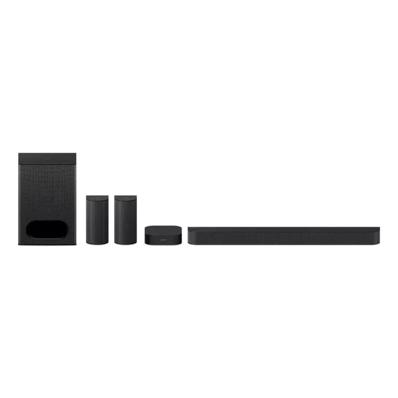 5.1-kanaliga heliriba süsteem Sony HT-S60 Must, 1000 W, Dolby Atmos ja DTS:X tugi, Bluetooth