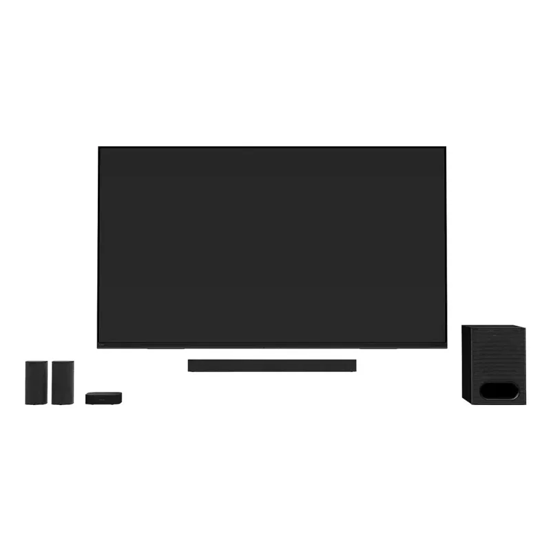5.1-kanaliga heliriba süsteem Sony HT-S60 Must, 1000 W, Dolby Atmos ja DTS:X tugi, Bluetooth
