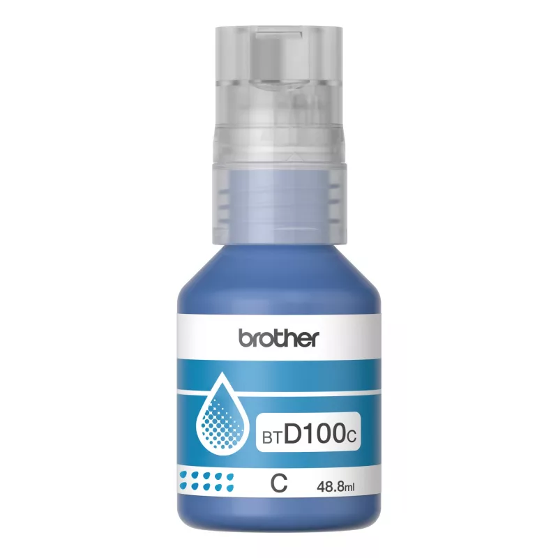 Brother BTD100C tindipudel, tsüaan, originaal, 48,8 ml, Brotheri printeritele, 91 g