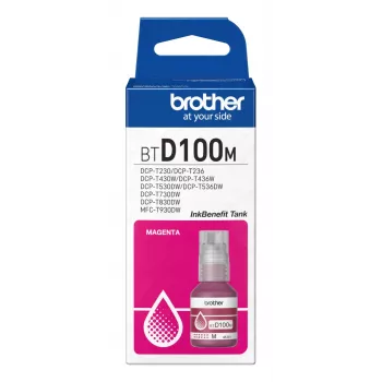 Tindipudel Brother BTD100M magenta originaal, 48,8 ml, 5000 lehekülge
