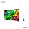 TV LG 55QNED85A3C 55 tolli 4K QNED evo nutiteler, WebOS, Motion Pro, Wi‑Fi, Ethernet, DVB-T/T2, must