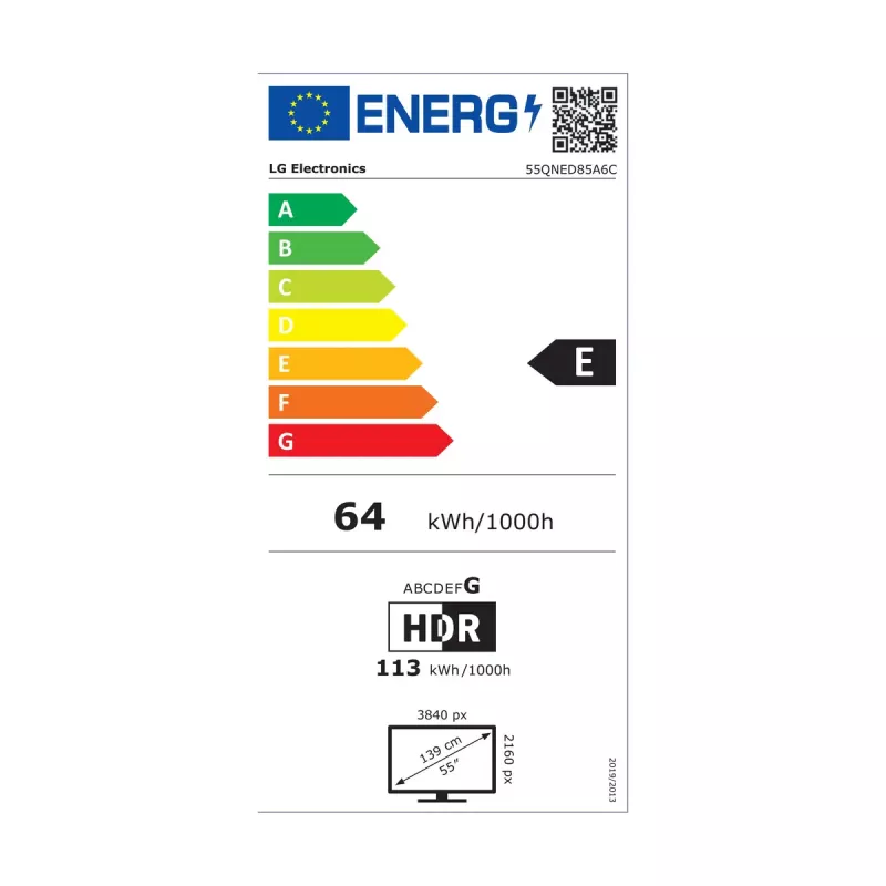 TV LG 55QNED85A3C 55 tolli 4K QNED evo nutiteler, WebOS, Motion Pro, Wi‑Fi, Ethernet, DVB-T/T2, must