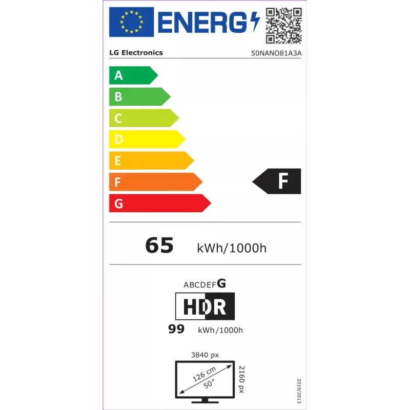 LG NanoCell AI 50NANO81A3A teler 127 cm (50 tolli) 4K Ultra HD Smart TV Wi-Fi must