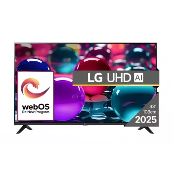 LG UHD AI 43UA73003LA TV 109,2 cm (43 tolli) 4K Ultra HD nuti-TV Wi-Fi Must