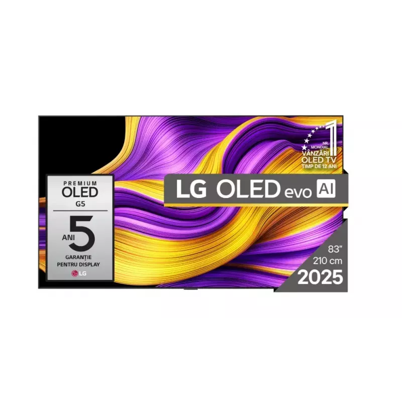 LG OLED evo AI OLED83G51LW TV 2.11 m (83 tolli) 4K Ultra HD nutiteler Wi-Fi must