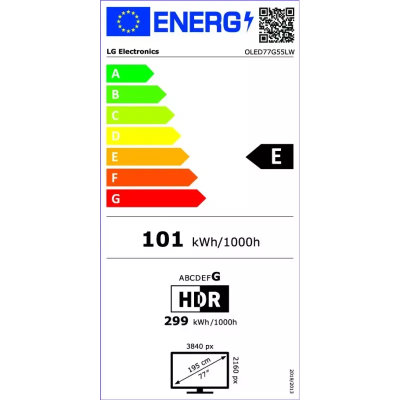 LG OLED evo AI OLED77G51LW teler 195,6 cm (77 tolli) 4K Ultra HD Smart TV Wi-Fi must