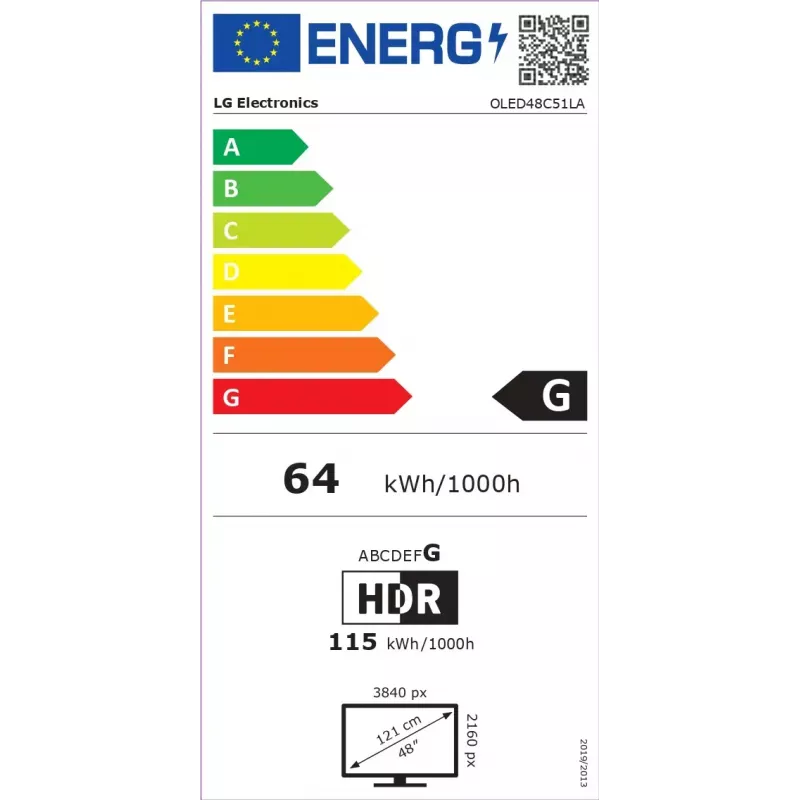 LG OLED evo AI OLED48C51LA TV 121,9 cm (48-tolline) 4K Ultra HD nutiteler Wi-Fi Must