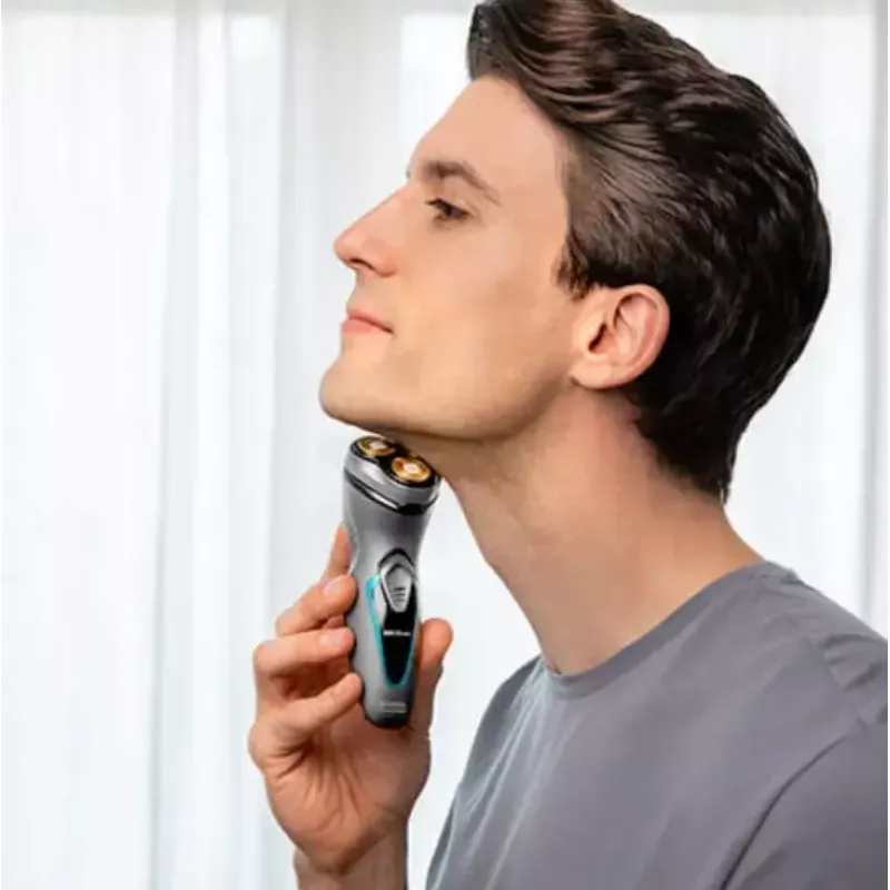 Cecotec 04199 Meeste pardel Pöörlev pardel Trimmer Titaanist 3D pea