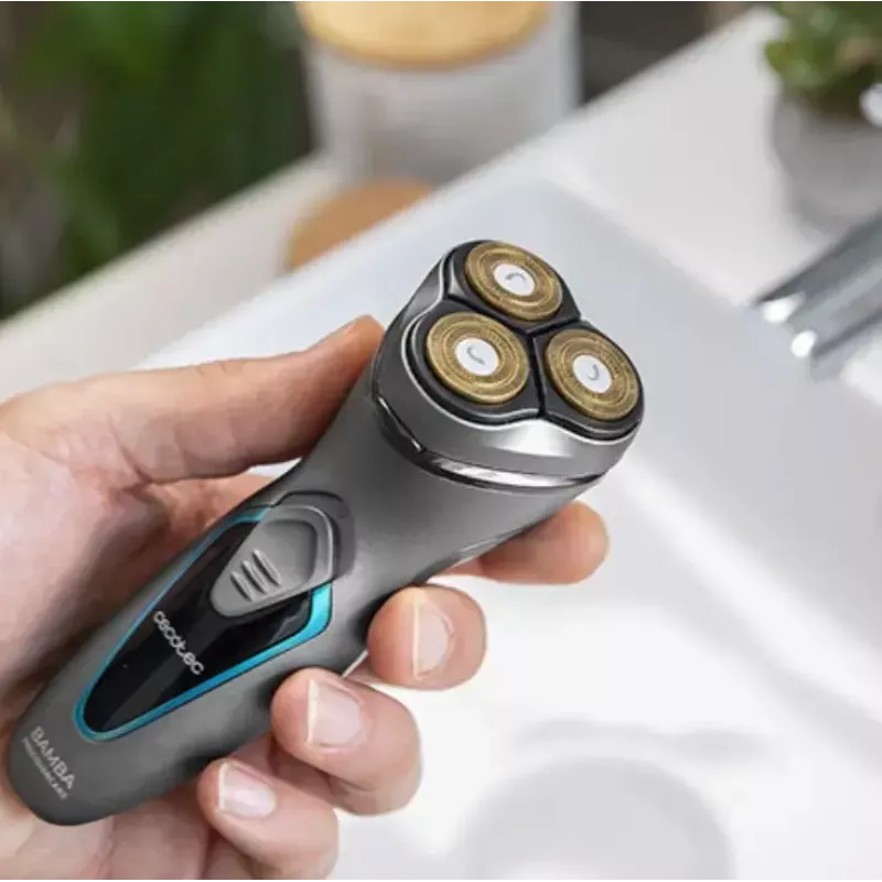 Cecotec 04199 Meeste pardel Pöörlev pardel Trimmer Titaanist 3D pea
