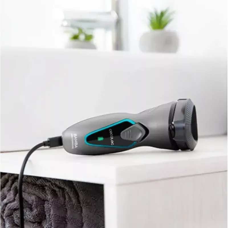 Cecotec 04199 Meeste pardel Pöörlev pardel Trimmer Titaanist 3D pea
