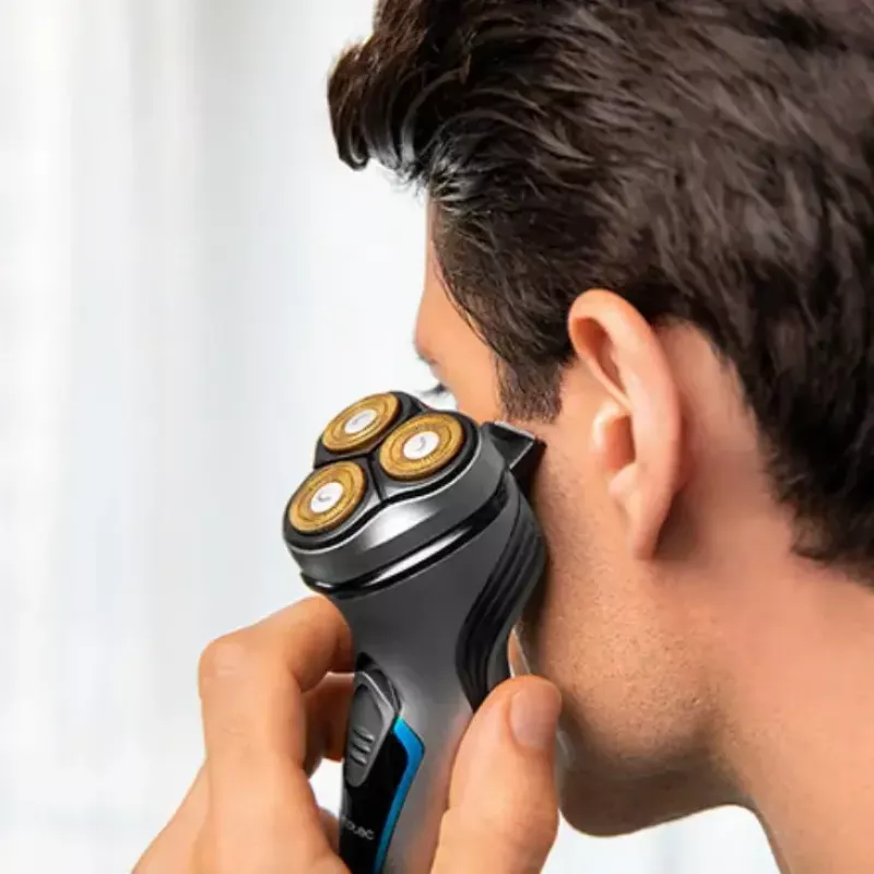 Cecotec 04199 Meeste pardel Pöörlev pardel Trimmer Titaanist 3D pea