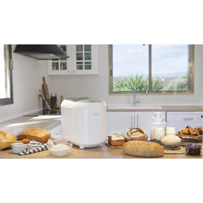 Leivaküpsetaja CECOTEC Bread&Co 1000 Delicious — 550 W, max 1 kg, valge