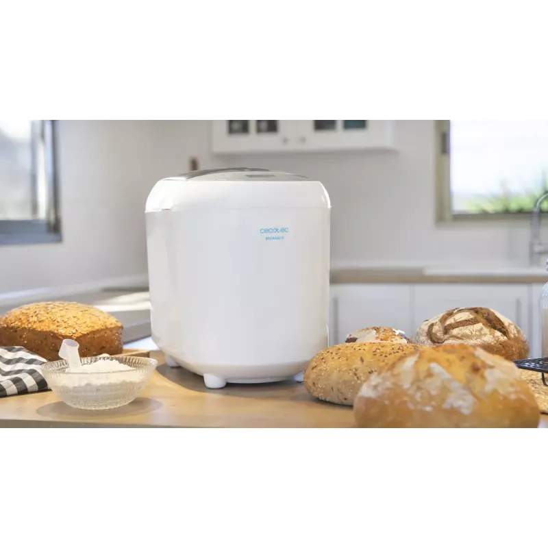 Leivaküpsetaja CECOTEC Bread&Co 1000 Delicious — 550 W, max 1 kg, valge