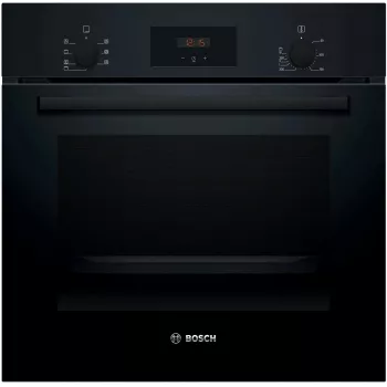 Sisseehitatud elektriahi Bosch HBF133BA1 — 66 L, A energiaklass, konvektsioon, grill, puute- ja pöördjuhtimine, must