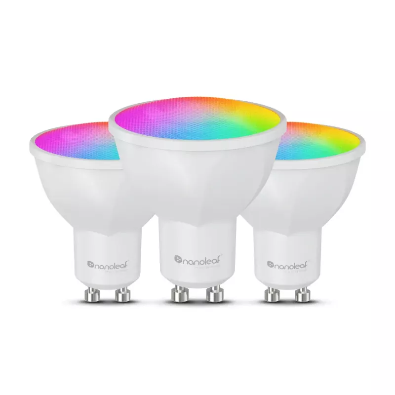 Nutipirn Nanoleaf N7502B02-3GU10 RGBCW Wi‑Fi 3 tk komplekt GU10