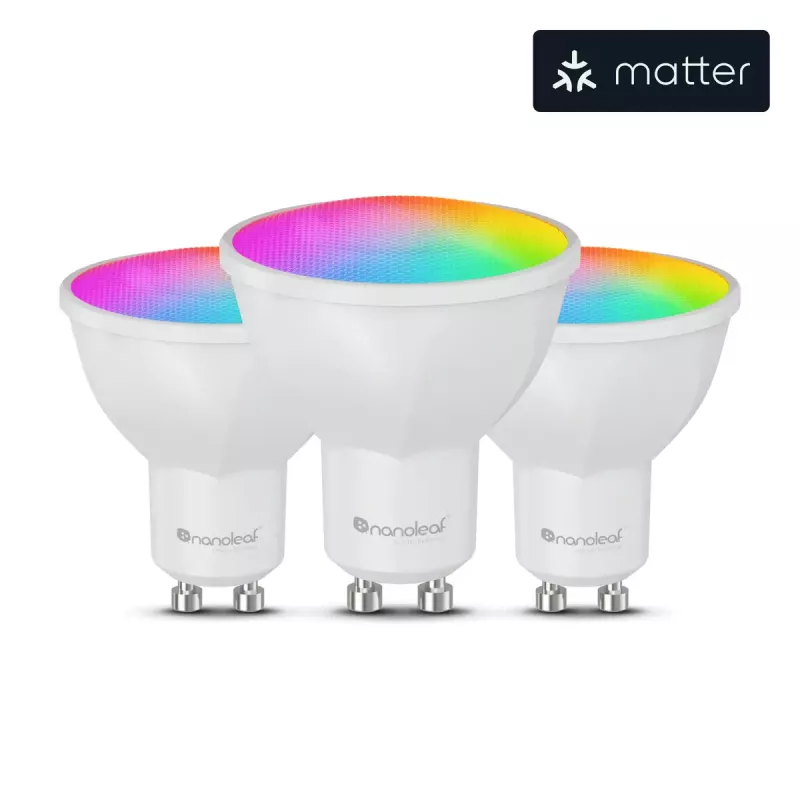 Nutipirn Nanoleaf N7502B02-3GU10 RGBCW Wi‑Fi 3 tk komplekt GU10