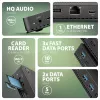 Axagon HMC-U4 USB4 dokk, 3x USB-A, 2x USB-C, HDMI ja DP 8K/30Hz, RJ-45, SD/mSD, heli, PD 100W