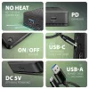 Axagon HMC-U4 USB4 dokk, 3x USB-A, 2x USB-C, HDMI ja DP 8K/30Hz, RJ-45, SD/mSD, heli, PD 100W