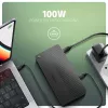 Axagon HMC-U4 USB4 dokk, 3x USB-A, 2x USB-C, HDMI ja DP 8K/30Hz, RJ-45, SD/mSD, heli, PD 100W