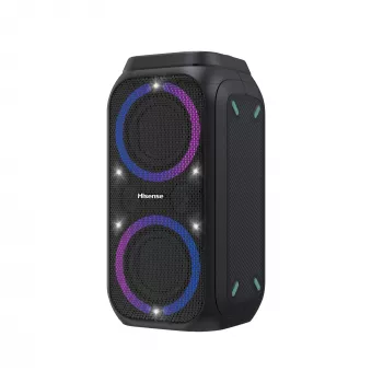 Kaasaskantav peokõlar HISENSE Party Rocker 160 — 160 W RMS, 2.0 kanalit, IPX4, must, 6,3 kg