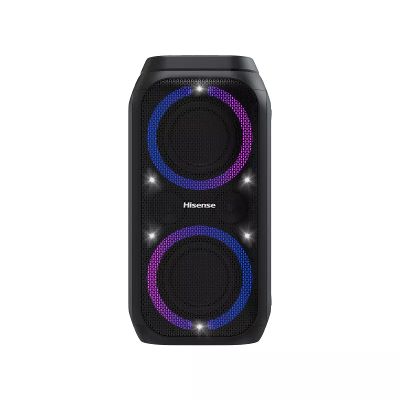 Kaasaskantav peokõlar HISENSE Party Rocker 160 — 160 W RMS, 2.0 kanalit, IPX4, must, 6,3 kg