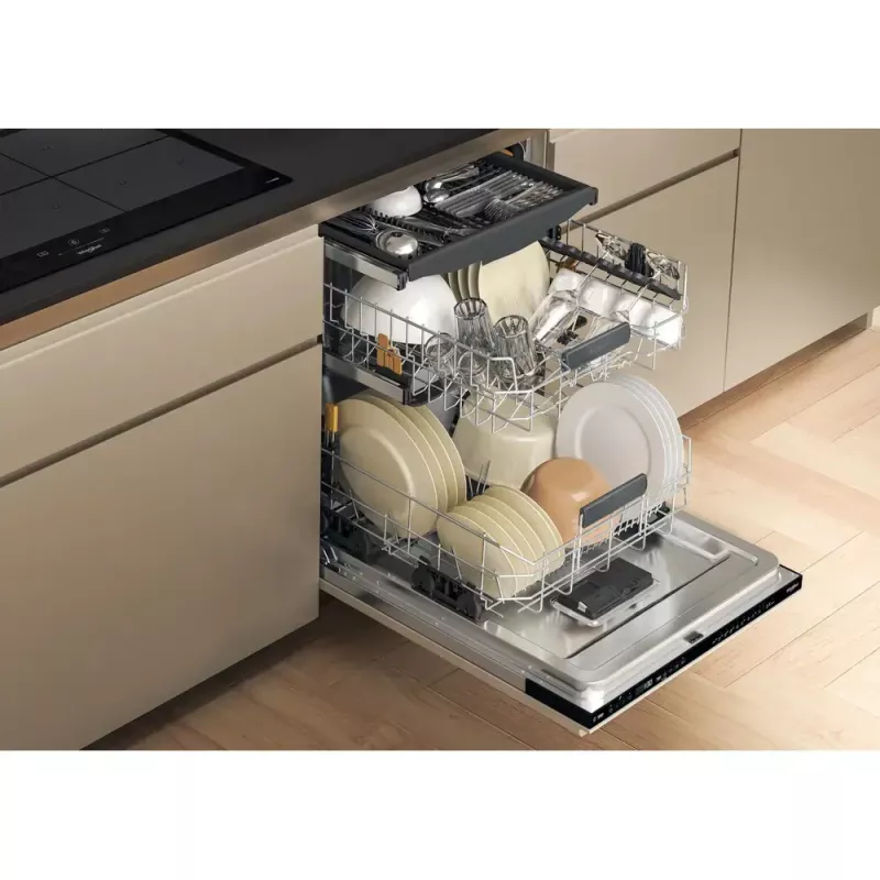 Sisseehitatav nõudepesumasin Whirlpool WH6IC16B4M6T0, 16 nõudekomplekti, 44 dB