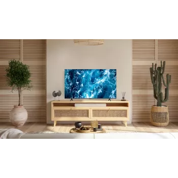 TCL 55T69C 55-tolline QLED 4K Ultra HD teler, Direct-LED, Google TV, HDR10+, 60 Hz, Dolby Atmos, Wi‑Fi/Bluetooth