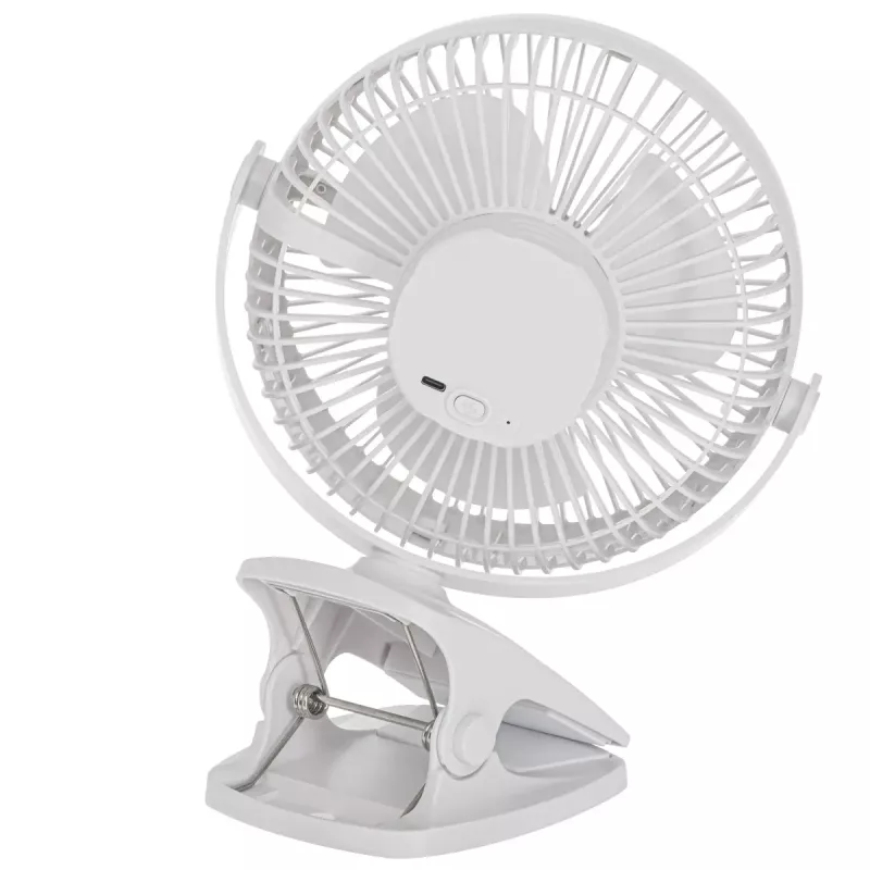 Klambriga laetav lauaventilaator Adler AD 7342 — 15,5 cm, 3 kiirust, pöörlemine, 5 W