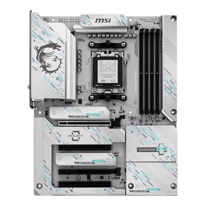 Emaplaat MSI B850 GAMING PLUS WIFI PZ — AMD B850, Socket AM5, ATX, DDR5, 4x DIMM, 3x M.2, Wi‑Fi, Bluetooth