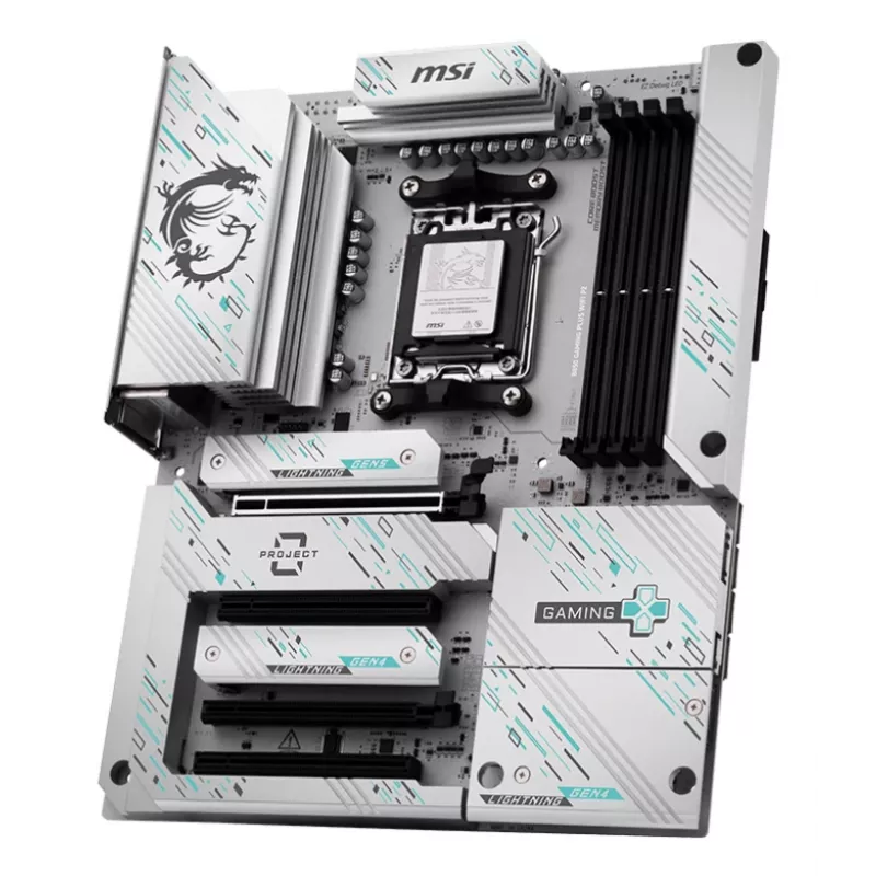 Emaplaat MSI B850 GAMING PLUS WIFI PZ — AMD B850, Socket AM5, ATX, DDR5, 4x DIMM, 3x M.2, Wi‑Fi, Bluetooth