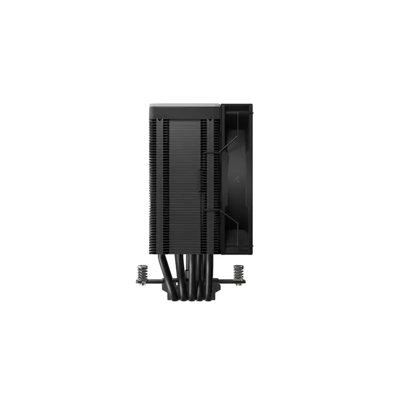 CPU õhkjahuti DeepCool AG500 BK ARGB V2 — tornjahuti Inteli ja AMD pesadele, virnastatud ribidega jahutusradiaator, ARGB-valgustus