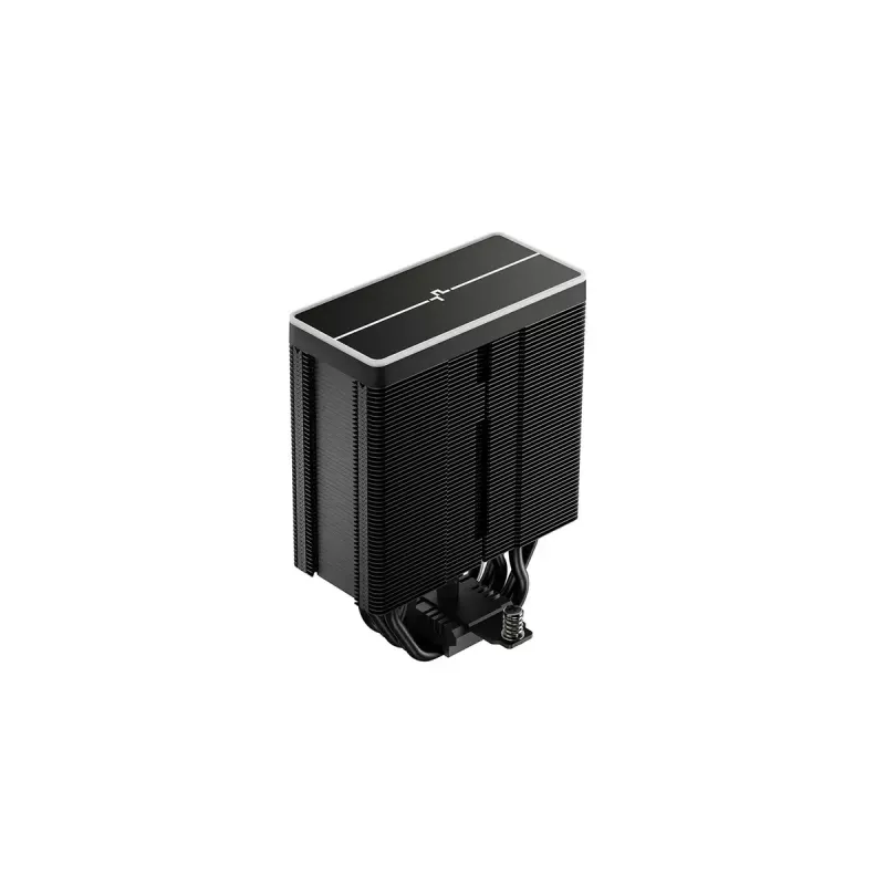 CPU õhkjahuti DeepCool AG500 BK ARGB V2 — tornjahuti Inteli ja AMD pesadele, virnastatud ribidega jahutusradiaator, ARGB-valgustus