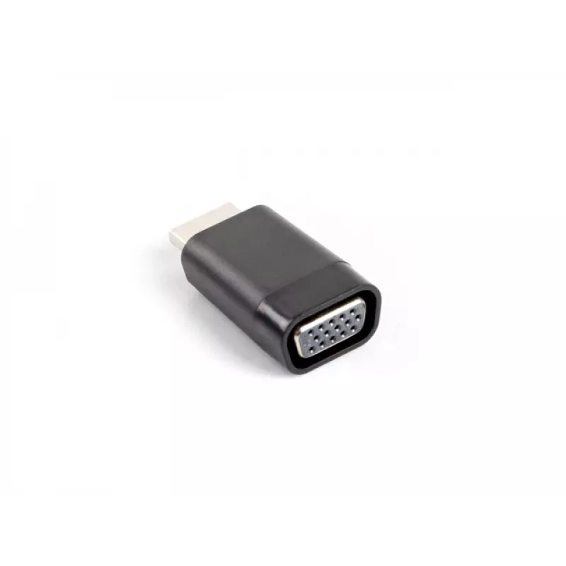 VGA-HDMI soovahetusadapter LANBERG AD-0016-BK, VGA (isane) HDMI-le (emane), must