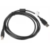 USB 2.0 kaabel LANBERG CA-USBA-11CC-0018-BK 1,8 m, USB A USB B-le, must, 480 Mbps