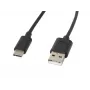 USB-kaabel LANBERG CA-USBO-10CC-0018-BK USB 2.0, USB A (isane) USB C-le (isane), 1,8 m, must