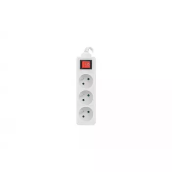 Lanberg PS1-03E-0150-W toitepikendus 1,5 m 3 vahelduvvoolu pistikupesa siseruumidesse valge