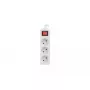 Lanberg PS1-03E-0150-W toitepikendus 1,5 m 3 vahelduvvoolu pistikupesa siseruumidesse valge