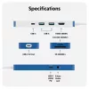 TARGUS Hyperdrive Flex 8 Port USB-C Hub (sinine)
