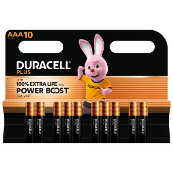 Duracell Plus ühekordne patarei AAA leelis