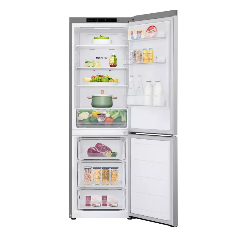 Külmik-sügavkülmik LG GBV21L0EPY, vabaltseisev 344 L (234 L külmik / 110 L sügavkülmik), No Frost, Inverter, Hõbedane