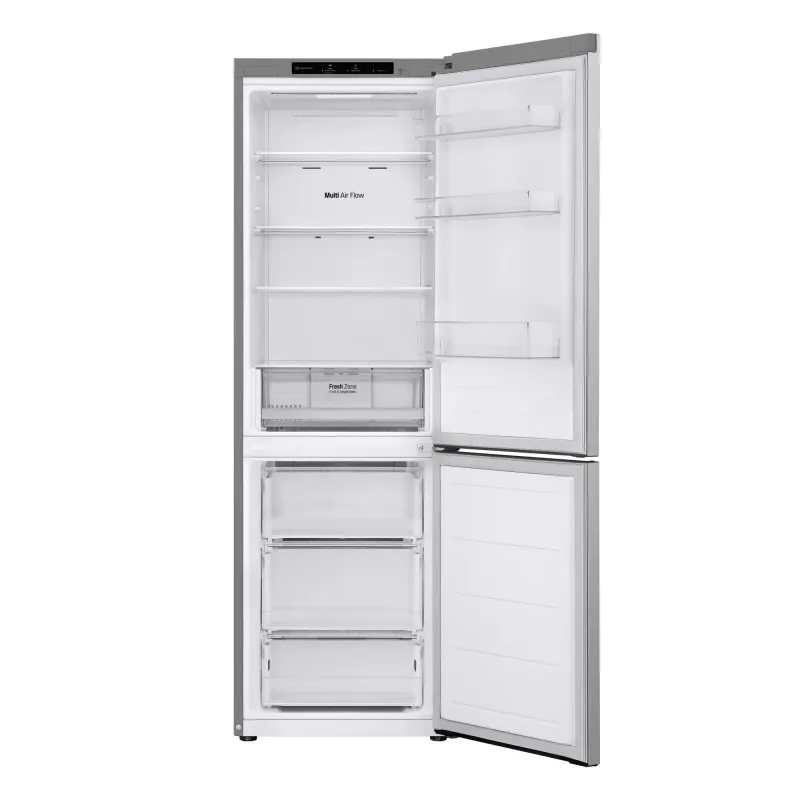 Külmik-sügavkülmik LG GBV21L0EPY, vabaltseisev 344 L (234 L külmik / 110 L sügavkülmik), No Frost, Inverter, Hõbedane