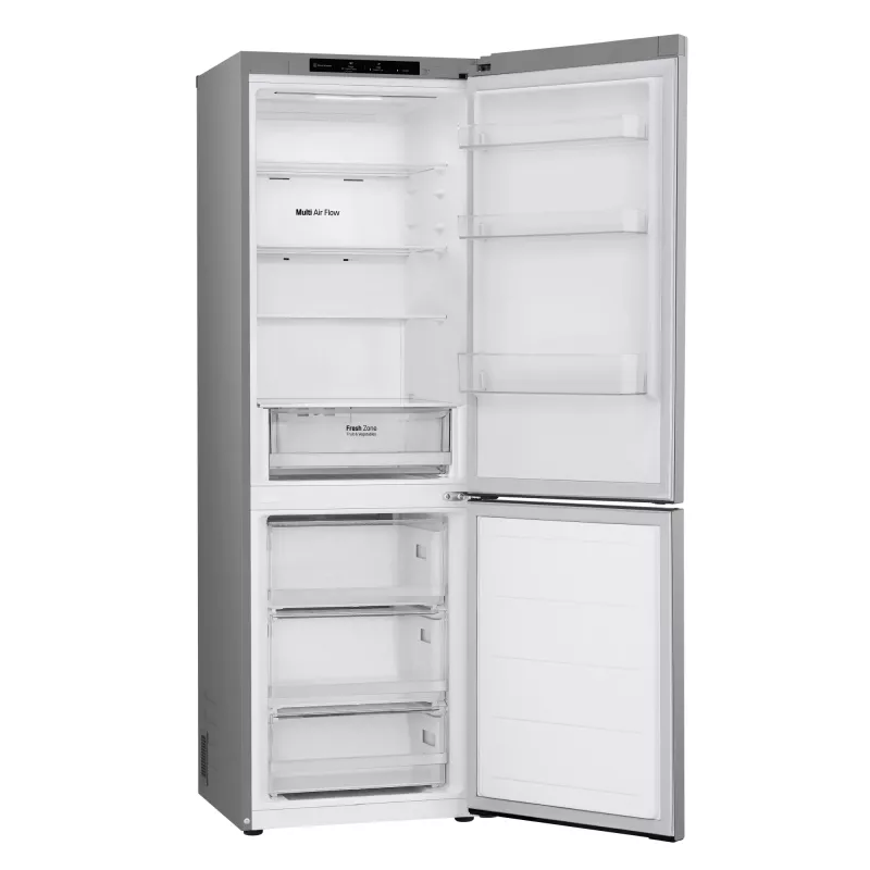 Külmik-sügavkülmik LG GBV21L0EPY, vabaltseisev 344 L (234 L külmik / 110 L sügavkülmik), No Frost, Inverter, Hõbedane