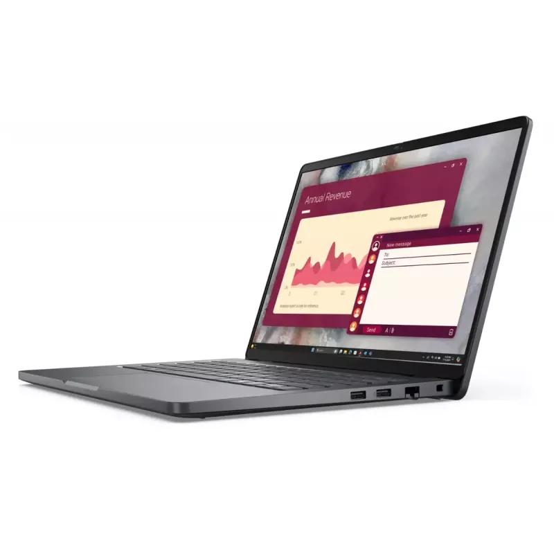DELL Pro 14 PC14250 Intel Core 5 120U Sülearvuti 35,6 cm (14 tolli) Full HD+ 16 GB DDR5-SDRAM 512 GB SSD Wi-Fi 6E (802.11ax) Windows 11 Pro Must