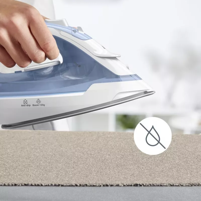 Tefal Virtuo 30 FV2C41E0 triikraud Kuiv- ja aurutriikraud Keraamiline tallatüüp 2000 W Sinine, Valge