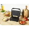 Kontaktgrill Tefal Inicio Compact GC270D10 — ristkülikukujuline 1000W, restipealne, must/roostevaba teras